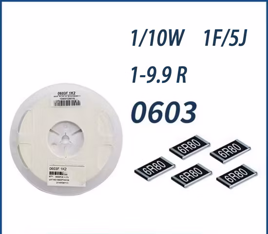 0603 SMD Resistor Wr06X000ptl 0ohm +-5% in Stock