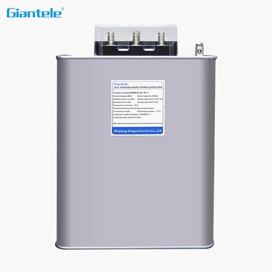 480V 20kvar Self-Healing Low Voltage Shunt Power Capacitor for Power System