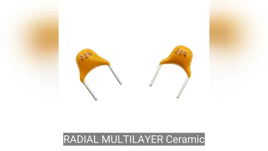 Npo Radial Multilayer Ceramic Capacitor