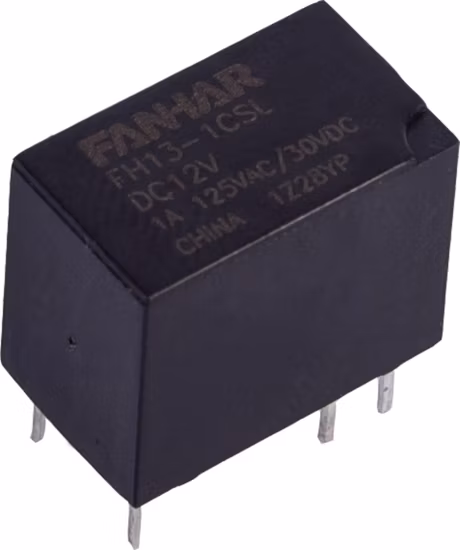 2A Switching Capability Signal Relay for PCB Small Size